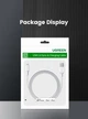 Kabel Ugreen US155 USB 2.0 męski na Lightning męski kabel niklowany obudowa ABS 2.4A 2 m Biały (6957303827305) - obraz 5