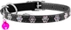 Нашийник Collar WAUCAT GLAMOUR з гумкою, клейовими стразами "Квіточка" Для котів (ширина 9 мм, Довжина 22-30 см) Чорний (32551Collar) - зображення 2