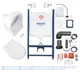 Инсталляция GROHE Rapid SL Solido Compact c панелью смыва Skate Air 39116000 + унитаз Lecico Perth с сиденьем Soft Close дюропласт - изображение 4