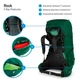 Рюкзак Osprey Rook 50 Mallard Green 50 л 009.1888 - изображение 7