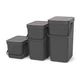 Ведро мусорное Brabantia Sort&Go 6 л черное (109720) - изображение 4