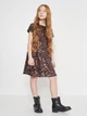 Детское праздничное платье для девочки Minoti Side 11 37195JNR 98-104 см Черное (5059030918743) - изображение 3