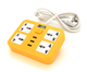 Сетевой фильтр ТВ-Т15, 4 розетки + 3 USB, 2 м, сечение 3х0,75мм, 2500W, Yellow - изображение 1