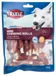 Лакомство Trixie Denta Fun Rolls with Duck для собак Палочка для чистки зубов с уткой 6 см 120 г (4011905313474) - изображение 1