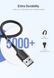 Кабель UGREEN US289 USB 2.0 to Micro-USB 480 Mbps 2A 1m Black (60136) - изображение 6