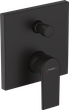 Змішувач Hansgrohe Vernis Shape прихованого монтажу для ванни/душу верхня частина Matt Black 71468670 - зображення 1
