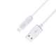 Кабель Hoxo X1 Rapid для iPhone 5 6 7 8 X 11 12 - 3 метра - белый - изображение 1