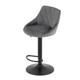 Барный стул Leobert Kast Grey Velvet черная ножка - изображение 3