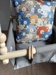 Детская подвесная качеля Happy Vita Craft різнокольорові ведмедики сіра - изображение 5