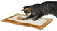 Дряпка кігтеточка Trixie Scratching Mat килимок з іграшкою для котів 55×35 см - зображення 1