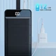 Зовнішній акумулятор повербанк Power Bank Wekome Minre WP-269 60000mAh |3USB/Type-C/Lightning, QC/PD, 22.5W/5A| Black - зображення 5