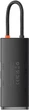 USB Hub Baseus Lite Series 6-Port Multifunctional HUB USB Type-C - 2xUSB 3.0 / USB Type-C PD / HDMI 1.4 / SD / TF Black (WKQX050101) - obraz 2