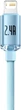 Кабель Baseus Crystal Shine Series Fast Charging Data Cable USB to iP 2.4A 2 м Sky Blue (CAJY001203) - изображение 3