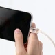 Кабель Baseus Crystal Shine Series Fast Charging Data Cable USB to iP 2.4A 1.2 м Pink (CAJY001104) - зображення 5
