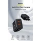 Зарядное устройство Адаптер Baseus 30W Compact Quick Charger Быстрая зарядка QC3.0+PD3.0 2USB+Type-C Зарядка для телефона 30W EU 3A Black - изображение 13