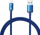 Кабель Baseus CAJY000003 Crystal Shine Series Fast Charging Data Cable USB to iP USB Lightning 2.4A 1.2m Blue - изображение 1