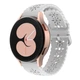 Ремешок для Zepp E - белый / ширина крепления 20мм / силикон / Watchbands Flower (W14-1WB27836378) - изображение 1