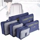 Комплект дорожных органайзеров для путешествий в чемодан / сумку Travel (6 шт) Blue - изображение 1