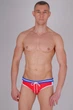 Пляжные плавки на резинке David DM7-028 46(S) Красный - изображение 5