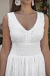 Длинное пляжное платье Fresh Cotton 2409 F-1C 46(L) Белый - изображение 3
