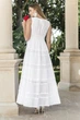 Пляжное платье длинное в пол Fresh Cotton 2408 F-1C 42(S) Белый - изображение 3