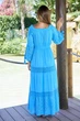 Пляжное платье с длинными рукавами Fresh Cotton 2513 F-2C 44(M) Голубой - изображение 3