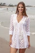 Кружевная&nbsp;туника для женщин с вышивкой Fresh Cotton 1326 F-1c 42(S) Белый - изображение 1