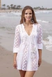 Кружевная&nbsp;туника для женщин с вышивкой Fresh Cotton 1326 F-1c 42(S) Белый - изображение 2