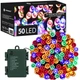 Гирлянда на батарейках Springos 5 м 50 LED CL4029 Mix - изображение 1