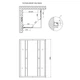 Душова кабіна Lidz Wawel SC90x90.SAT.LOW.GR, скло тоноване 4 мм без піддону - зображення 2