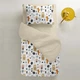Набор простыней Cosas BEIGE DOTS/ GREY STARS 155х240 (4822052024201) - изображение 4