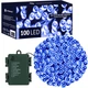 Гирлянда на батарейках Springos 10 м 100 LED CL4033 Blue - изображение 1