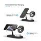 Зарядний пристрій Proda 4в1 Magnetic Wireless Charger для iPhone 14/13/12/Apple Watch/AirPods black - зображення 2