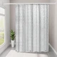 Шторка для ванной водонепроницаемая Bathlux 180 x 180 см люкс качество с железными кольцами, Прозрачная - изображение 2