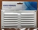 Вентиляционная решетка VENUS 100х200 мм металлическая белый MVR 1020 W - изображение 1