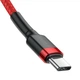 Кабель Baseus Cafule USB Cable Type-C-Type-C 3A 1m Red (CATKLF-G09) - изображение 3