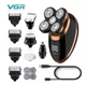 Электробритва VGR V 316 роторная 5 в 1 машинка для стрижки волос триммер для стрижки усов и бороды - изображение 5