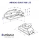 Вытяжка Minola hbi 5262 bl glass 700 led - изображение 9