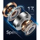 Беспроводные наушники Bluetooth гарнитура с микрофоном USAMS TWS Earbuds XH09 |BT5.1, 35/300mAh, 5.5h|blue - зображення 3