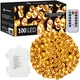 Гирлянда на батарейках Springos 10 м 100 LED Pilot CL4034 Warm White - изображение 1