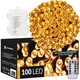 Гирлянда на батарейках Springos 10 м 100 LED Pilot CL4034 Warm White - изображение 2