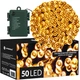 Гірлянда на батарейках Springos 5 м 50 LED CL4027 Warm White - изображение 10