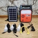 Переносний ліхтар прожектор Gold Silver GS-902P із сонячною панеллю, ліхтар, power bank, радіоприймач - зображення 5