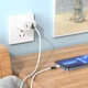 Кабель Hoco X86 Spear Silicone Type-C to Lightning 20W 1m white - зображення 4