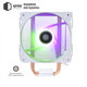 Процессорный кулер QUBE QB-OL1000W (120mm/4pin/700-1800RPM/37.2dBA/мак. TDP 130W/4 тепл. трубки) - изображение 4