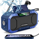 Многофункциональный радиоприемник AM/FM, KAYINOW DF-580, с фонариком, с Bluetooth, с зарядкой от солнца и ручного генератора + Powerbank 5000mAh - изображение 1