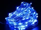 Светодиодная гирлянда-нить на батарейках, синяя, 10м. 100LED Decorative Light 218-21526967 - изображение 2