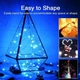 Светодиодная гирлянда-нить на батарейках, синяя, 10м. 100LED Decorative Light 218-21526967 - изображение 9