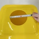 Контейнер для сортировки мусора Afacan Plastic 70 л, с крышкой, пластиковый, желтый - изображение 5
