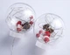 Светодиодная гирлянда-штора прозрачные шары дед мороз 10 шт Magnetic 3 м и 200 LED, свет ламп-разноцветные RGB - изображение 2